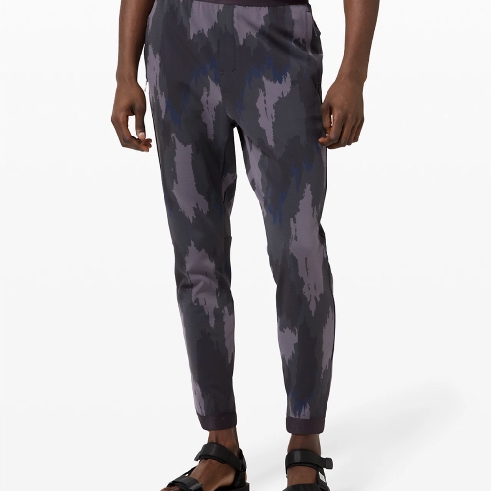 lululemon athletica Robert Geller collaboration Black Sweatpants Joggers - Picture 2 of 14